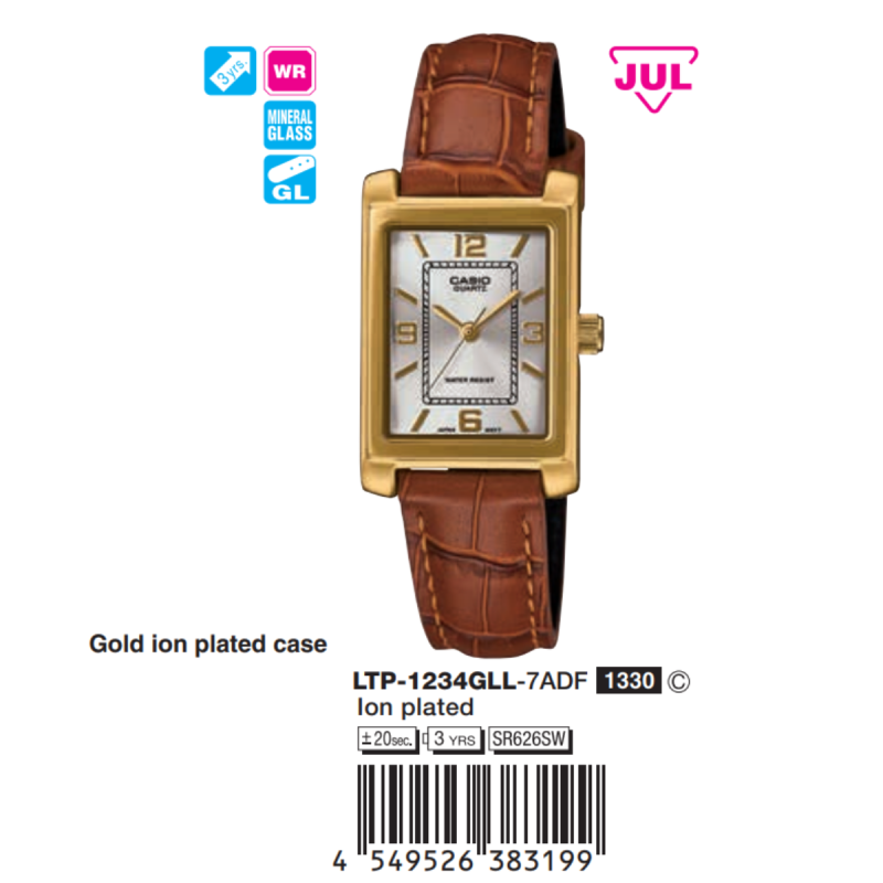 LTP-1234GLL-7ADF | Đồng hồ Casio