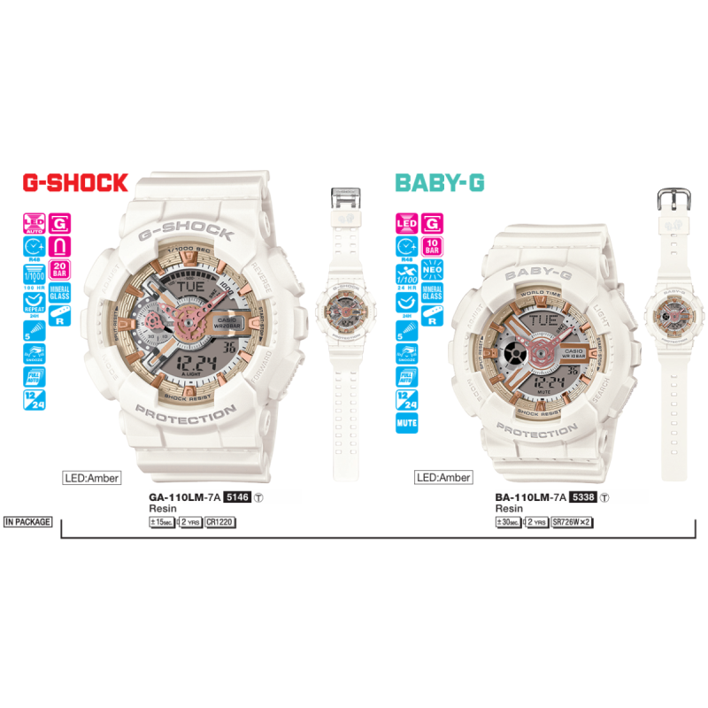 LOV-24A-7ADR | Đồng hồ Casio Đồng hồ đôi