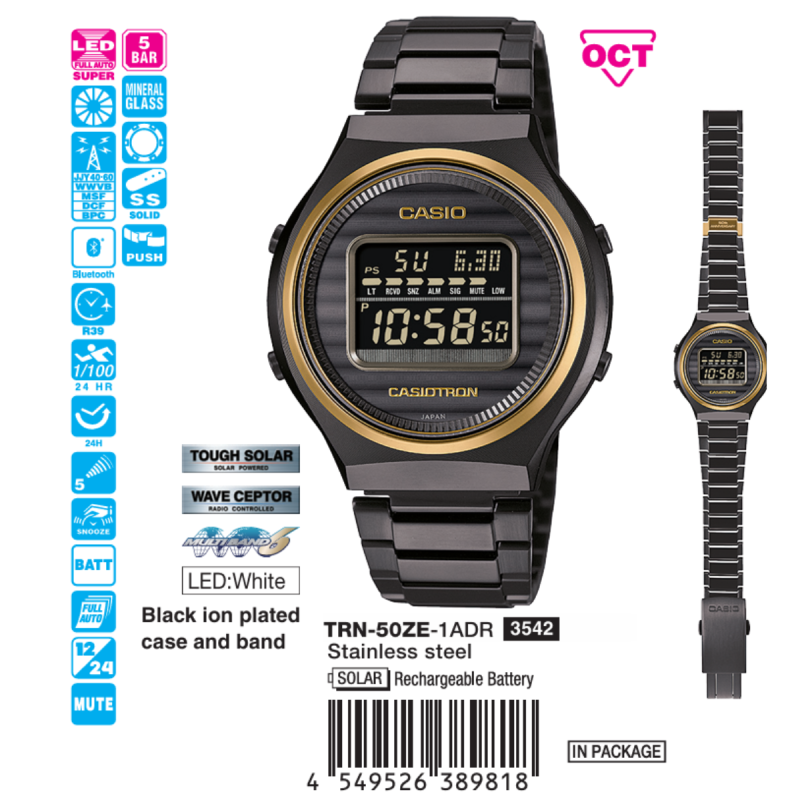 TRN-50ZE-1ADR | Đồng hồ Casio