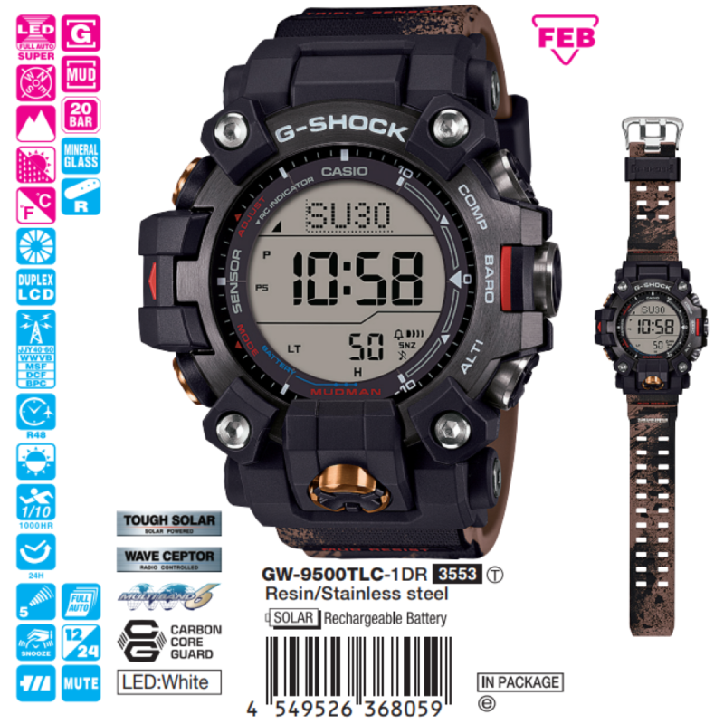GW-9500TLC-1DR | Đồng hồ Casio G-Shock