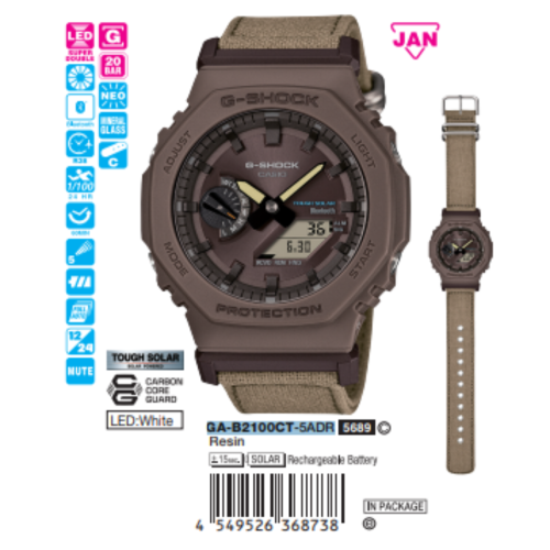 GA-B2100CT-5ADR | Đồng hồ Casio G-Shock