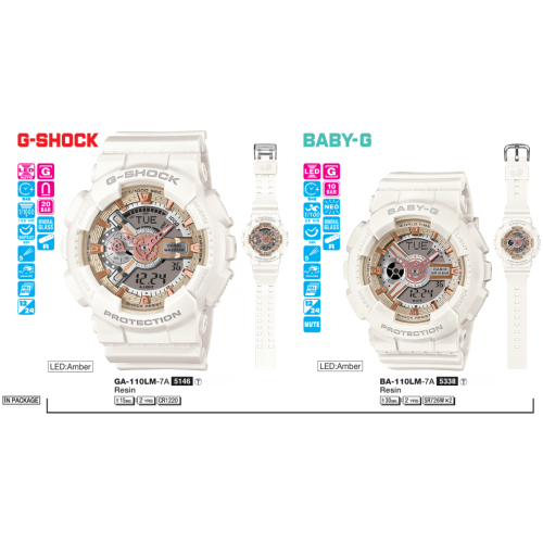 LOV-24A-7ADR | Đồng hồ Casio Đồng hồ đôi