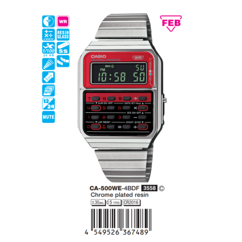 CA-500WE-4BDF | Đồng hồ Casio Vintage