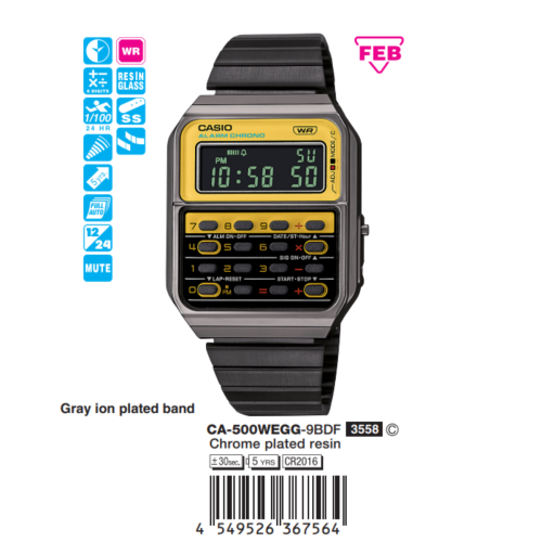 CA-500WEGG-9BDF | Đồng hồ Casio Vintage